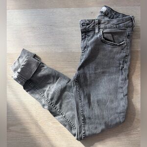 Zara Gray Acid Wash Denim Jeans Size 04